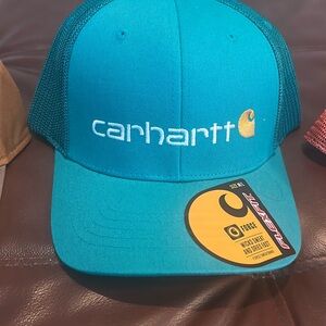 Carhartt Turquoise Mesh-Back Logo Cap